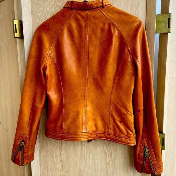 7 For All Mankind Leather Jacket S - Picture 4 of 6